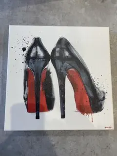 オリバーガル キャンパス画 GOLD SHOE RED SOLE - メルカリ