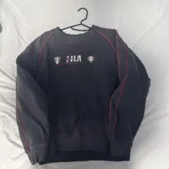 FILA ブラック スウェット トレーナー 古着