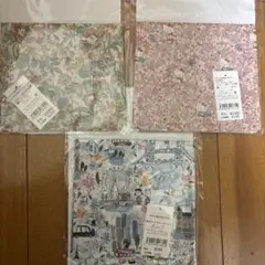 新品未使用　リバティ　キャラクターコラボ　生地　3点