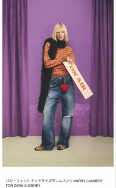 ZARA X DISNEY HARRY LAMBERT デニム 38