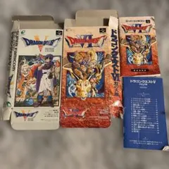 スーパーファミコン ドラゴンクエスト5と6 ドラクエ5 6 箱 と 説明書 のみ