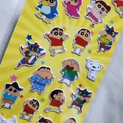 クレヨンしんちゃん シールがいっぱい アクション仮面 ぷくっとシール 人気