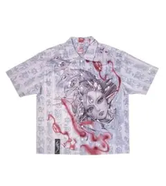 いんくら　invation club 侵略倶楽部 獄門生首 ボタンダウンシャツL