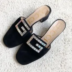 中古】GUCCI グッチ ミュール サンダル ヒール レア - メルカリ