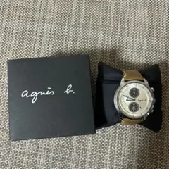 agnes b.　アニエスベー腕時計　V175-0AW0　ソーラー　クロノグラフ 楽天市場】腕時計 アニエス・ベー メンズ 中古（腕時計）の通販