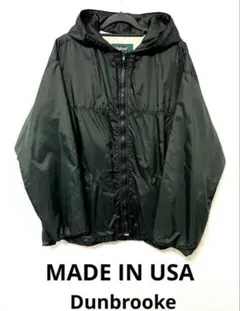 90s USA製　Dunbrooke ナイロンジャケット　グリーン　ビンテージ