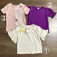 半袖Tシャツ　3枚セット　サイズ130 PORE' PICNIC a.v.v他