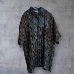 美品 ヴィンテージシャツ シルクシャツ