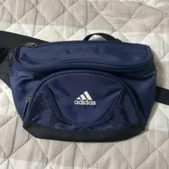 adidas ボディバッグ ウエストポーチ ネイビー