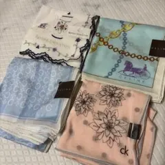 CELINE等ハンカチ4枚セット
