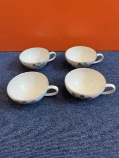 1407 深川製磁　金彩　カップ　4客　未使用