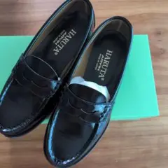 HARUTA ブラック ローファー QAKD 4514 23