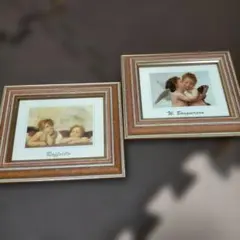 ミニアート2点セット 額絵