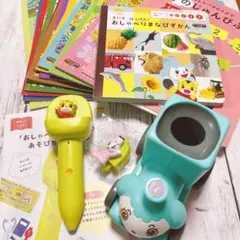 こどもちゃれんじ しまじろう　みみりん　タッチペン　おしゃべりぶっく　ぽっぽん