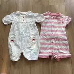 ロンパース2枚セット　50〜60サイズ