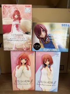 五等分の花嫁 中野三玖・中野五月 フィギュア 4体セット