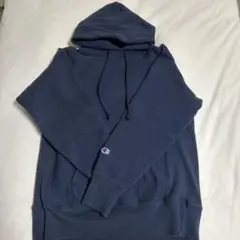 Champion C5-A101 フーデッドスウェットシャツ ネイビー　M