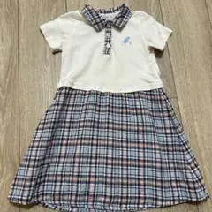 agnes b. ENFANT チェック柄 半袖ワンピースのサムネイル