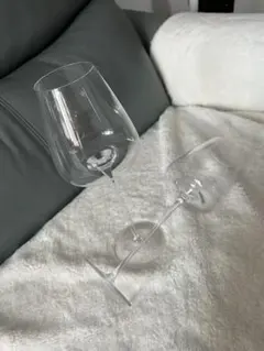 ガラス製ワイングラス 2個セット