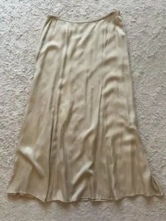 Spick & Span ベージュ フレアスカート 38