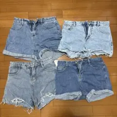 デニムショートパンツ 4点セット
