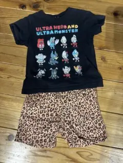 マーキーズ　ヒョウ柄ハーフパンツ　ウルトラマン　Tシャツ