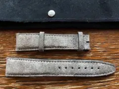 IWC 純正 スエードベルト グレー　21mmのサムネイル
