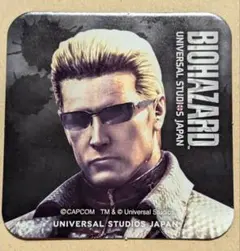 バイオハザード　カプコンバー　缶バッジ　アルバート・ウェスカー バイオハザード カプコンバー 缶バッジ アルバート・ウェスカー