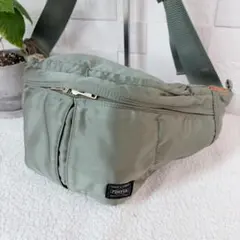 廃盤】旧型 PORTER ポーター タンカー ウエストバッグ セージグリーン