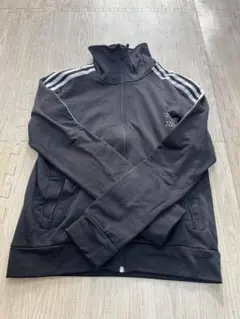 ♪送料無料♪ adidas アディダス ジャージ 上着 黒 メンズ Mサイズ
