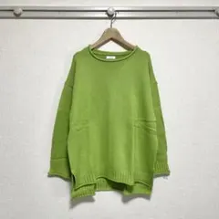 【美品】LOWRYS FARM(ローリーズファーム)カラークルーゆるニット