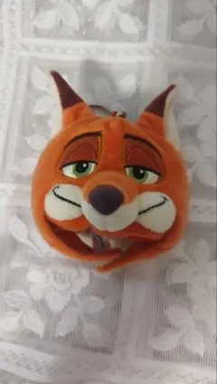 ディズニー　ズートピア　ニック　ファンキャップ　キーホルダー　キーチェーン