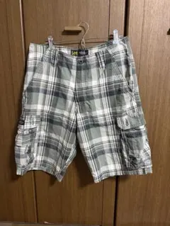 古着 Lee チェック柄 カーゴショートパンツのサムネイル