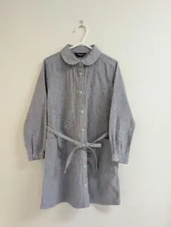 COMME CA ISM 長袖シャツワンピース 120A