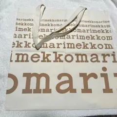 マリメッコ60周年記念　エコバッグ　トートバッグmarimekko限定品ベージュ