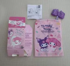 ☆新品☆ マクドナルド ハッピーセット マイメロディ クロミ リボンチャーム巾着