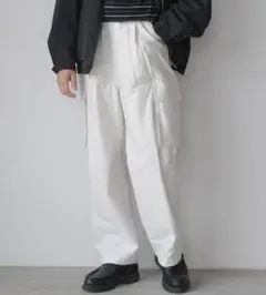 26SS STILL BY HAND スティルバイハンド カーゴ パンツ 白のサムネイル