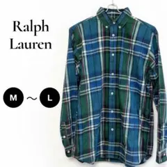 美品♥️ラルフローレン 麻 リネン マドラスチェック 長袖シャツ 白×黒 S ラルフローレン マドラスチェック 長袖シャツ 麻リネン XXS 赤