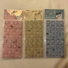 【正規品】 ちいかわ ドロップブロックシール タイルみたいなシール 3種セット