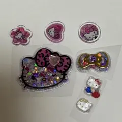 おすそ分け　スパンコールパーティー　ボンボンドロップミニシール　おはじき　ギャル