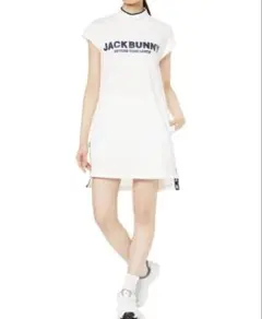 Jack Bunny レディース ゴルフ ワンピース ホワイトのサムネイル