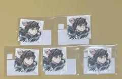 C107 鬼滅の刃　webshopくじ　F賞　ステッカー　時透無一郎　未開封5枚