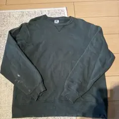 希少！青 Champion ブラック クルーネックスウェット 一度しか着てませ 