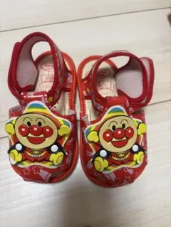 アンパンマン サンダル 赤　14.5センチ