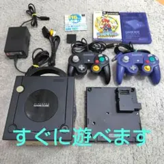 【動作確認済】ゲームキューブ ゲームボーイプレイヤー ブラック　③