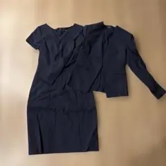 Theory ネイビー 半袖ワンピース&ジャケットset