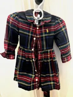 ポロ・ラルフ・ローレン チェック柄ワンピース