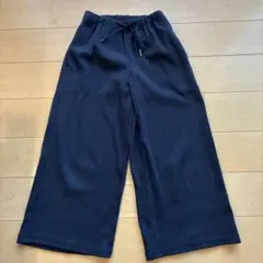 GU プリーツパンツ　黒　120