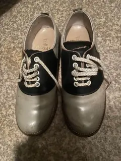 2/14まで　REGAL レースアップシューズ 黒銀