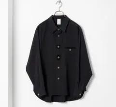 Casper John ドレープレトロシャツ ダークグレーM